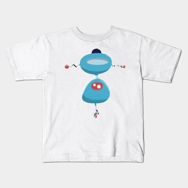 maiden robot Kids T-Shirt by gaharui@